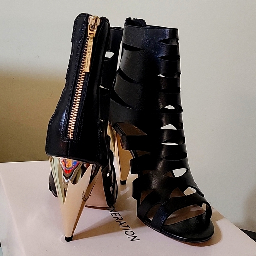 BCBGeneration Madeline Black Heeled Bootie